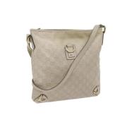 Pre-owned Canvas gucci-bags Gucci Vintage , Beige , Dames