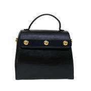 Pre-owned Leather handbags Salvatore Ferragamo Pre-owned , Black , Dam...