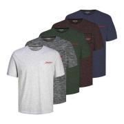 Casual Heren T-Shirt Collectie Jack & Jones , Multicolor , Heren