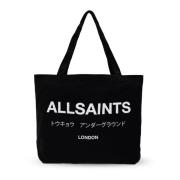 Tas Underground in shopperstijl AllSaints , Black , Heren