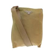 Pre-owned Nylon prada-bags Prada Vintage , Beige , Dames