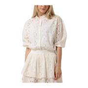 Elegante Witte Blouse Loisa Amaya Amsterdam , White , Dames