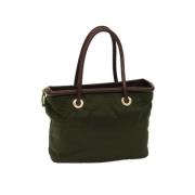 Pre-owned Nylon handbags Prada Vintage , Green , Dames