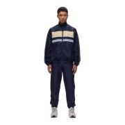 Nylon Logo Print Trainingspak - Blauw Sergio Tacchini , Blue , Heren