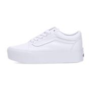 Stackform Wit Lage Sneaker Dames Vans , White , Dames