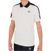 Sportieve Polo Logo Cross Shirt Sergio Tacchini , Beige , Heren