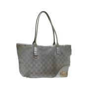 Pre-owned Canvas gucci-bags Gucci Vintage , Gray , Dames