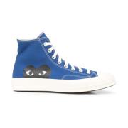 Chuck 70 Hi Blauw/Zwart Sneakers Comme des Garçons , Blue , Heren