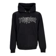 Zwarte Medusa Hoodie met Kangoeroezak Thrasher , Black , Unisex