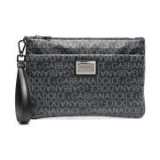 Stijlvolle Clutch Tas Dolce & Gabbana , Black , Heren