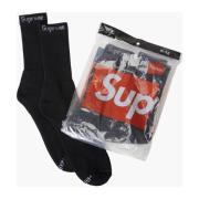 Zwarte Sokken Pakket Limited Edition Supreme , Black , Heren