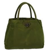 Pre-owned Nylon handbags Prada Vintage , Green , Dames