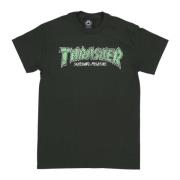 Groene Heren Tee Korte Mouw Thrasher , Green , Unisex