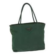 Pre-owned Nylon handbags Prada Vintage , Green , Dames