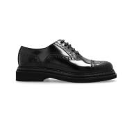 Plateauschoenen met vetersluiting Dolce & Gabbana , Black , Dames