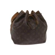 Pre-owned Canvas shoulder-bags Louis Vuitton Vintage , Brown , Dames