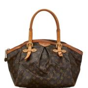 Pre-owned Plastic handbags Louis Vuitton Vintage , Brown , Dames