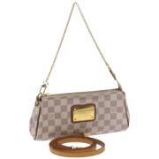 Pre-owned Canvas louis-vuitton-bags Louis Vuitton Vintage , White , Da...