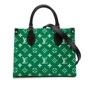 Pre-owned Fur handbags Louis Vuitton Vintage , Green , Dames