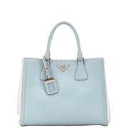 Pre-owned Leather shoulder-bags Prada Vintage , Blue , Dames