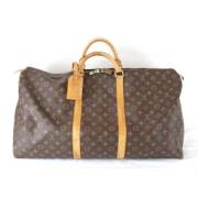 Pre-owned Canvas handbags Louis Vuitton Vintage , Brown , Dames