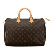 Pre-owned Plastic handbags Louis Vuitton Vintage , Brown , Dames