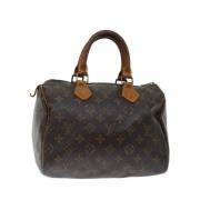 Pre-owned Canvas handbags Louis Vuitton Vintage , Brown , Dames