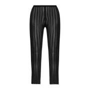 Gestreepte broek The Attico , Black , Dames