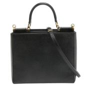 Pre-owned Leather totes Dolce & Gabbana Pre-owned , Black , Dames