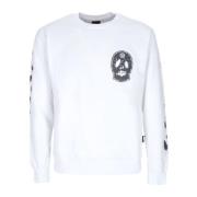 Witte Crewneck Sweatshirt met Geborduurd Logo Propaganda , White , Her...