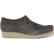 Grijze Wallabee Herenschoenen Clarks , Gray , Heren