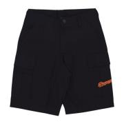 Zwarte Cargo Shorts met Zakken Propaganda , Black , Heren