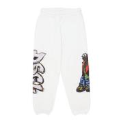 Witte Partner Pant Lichtgewicht Trainingsbroek Disclaimer , White , He...