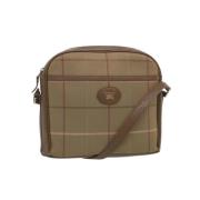 Pre-owned Cotton shoulder-bags Burberry Vintage , Beige , Dames