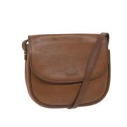 Pre-owned Leather shoulder-bags Burberry Vintage , Brown , Dames