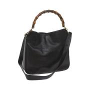 Pre-owned Leather gucci-bags Gucci Vintage , Black , Dames