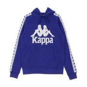 Blauw/Wit Hoodie voor Mannen Kappa , Blue , Heren