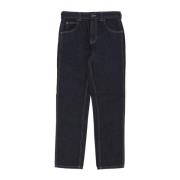 Rinsed Denim Jeans Dickies , Blue , Heren