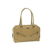 Pre-owned Leather handbags Gucci Vintage , Beige , Dames