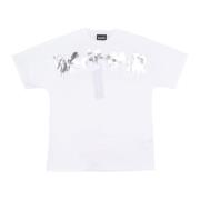 Wit Logo Tee Zachte Pasvorm Katoen Disclaimer , White , Dames