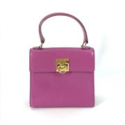 Pre-owned Handbag Celine Vintage , Purple , Dames