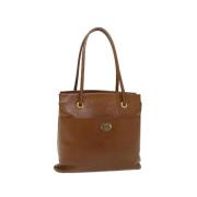 Pre-owned Leather shoulder-bags Burberry Vintage , Brown , Dames