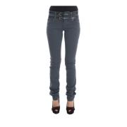 Slim Fit Blauwe Jeans Gemaakt in Italië John Galliano , Blue , Dames