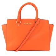 Pre-owned Plastic handbags Michael Kors Pre-owned , Orange , Dames