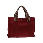 Pre-owned Nylon handbags Burberry Vintage , Red , Dames