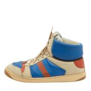 Pre-owned Leather sneakers Gucci Vintage , Multicolor , Heren