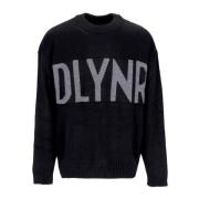 Zwarte Crew-neck Sweater met Logo Borduursel Dolly Noire , Black , Her...