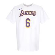 LeBron James Lakers Tee Nike , White , Heren