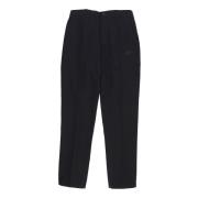 Zwarte Chino Broek met Relaxte Pasvorm Nike , Black , Heren