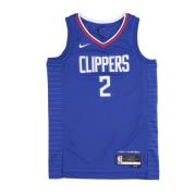 Basketbal Tank Top Leonard Editie Nike , Blue , Heren